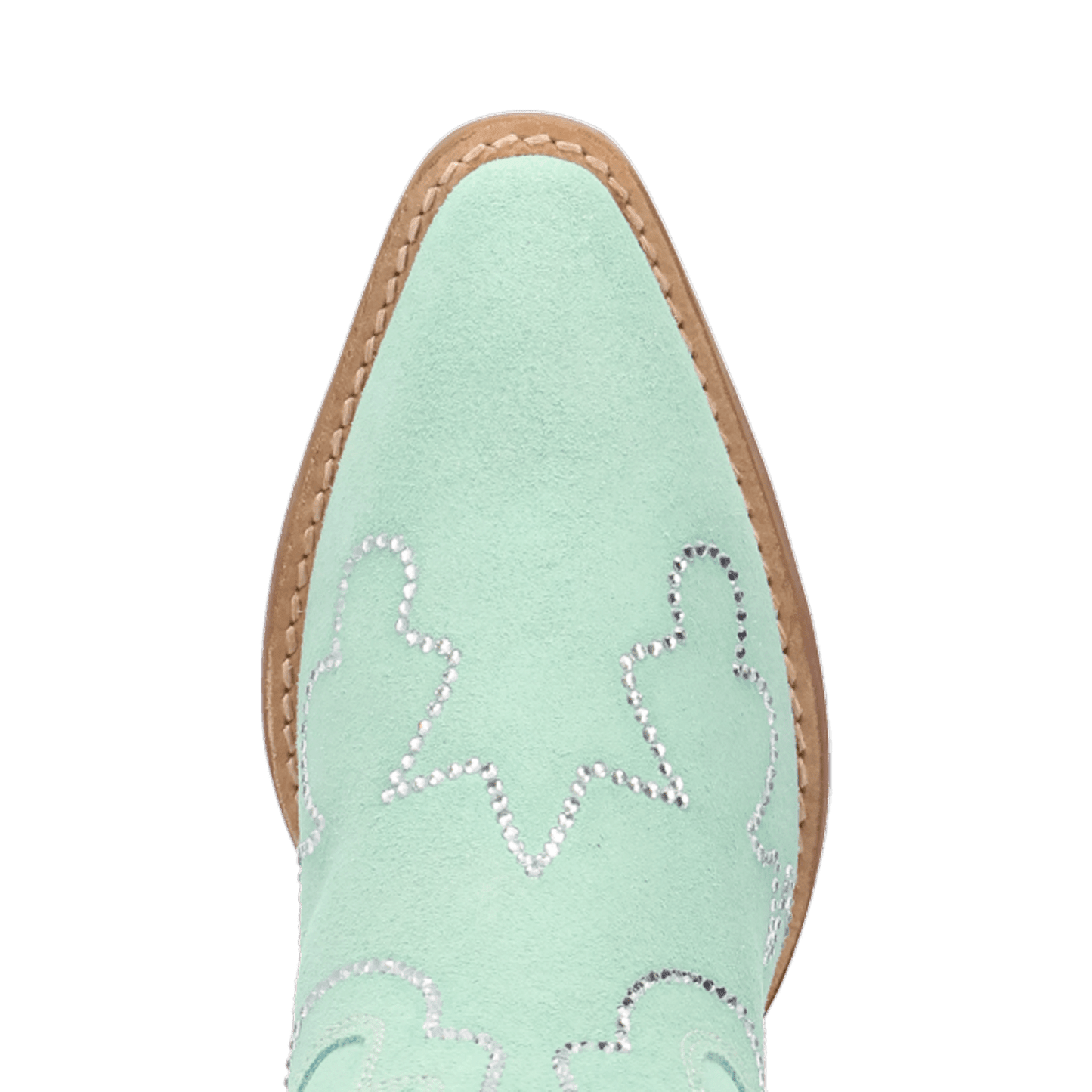 Women's Dingo Tiny Pony Suede Leather Bootie - Mint - DI2376-GN6