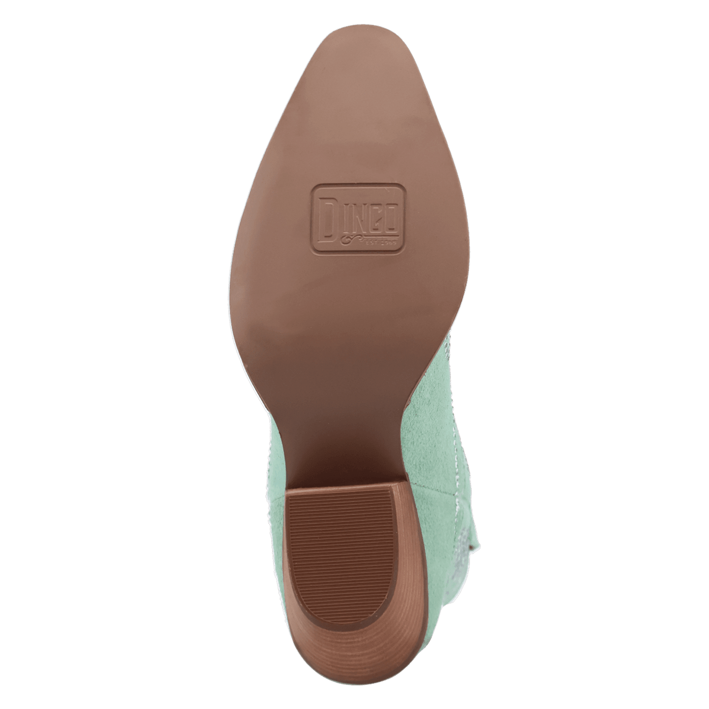 Women's Dingo Tiny Pony Suede Leather Bootie - Mint - DI2376-GN6