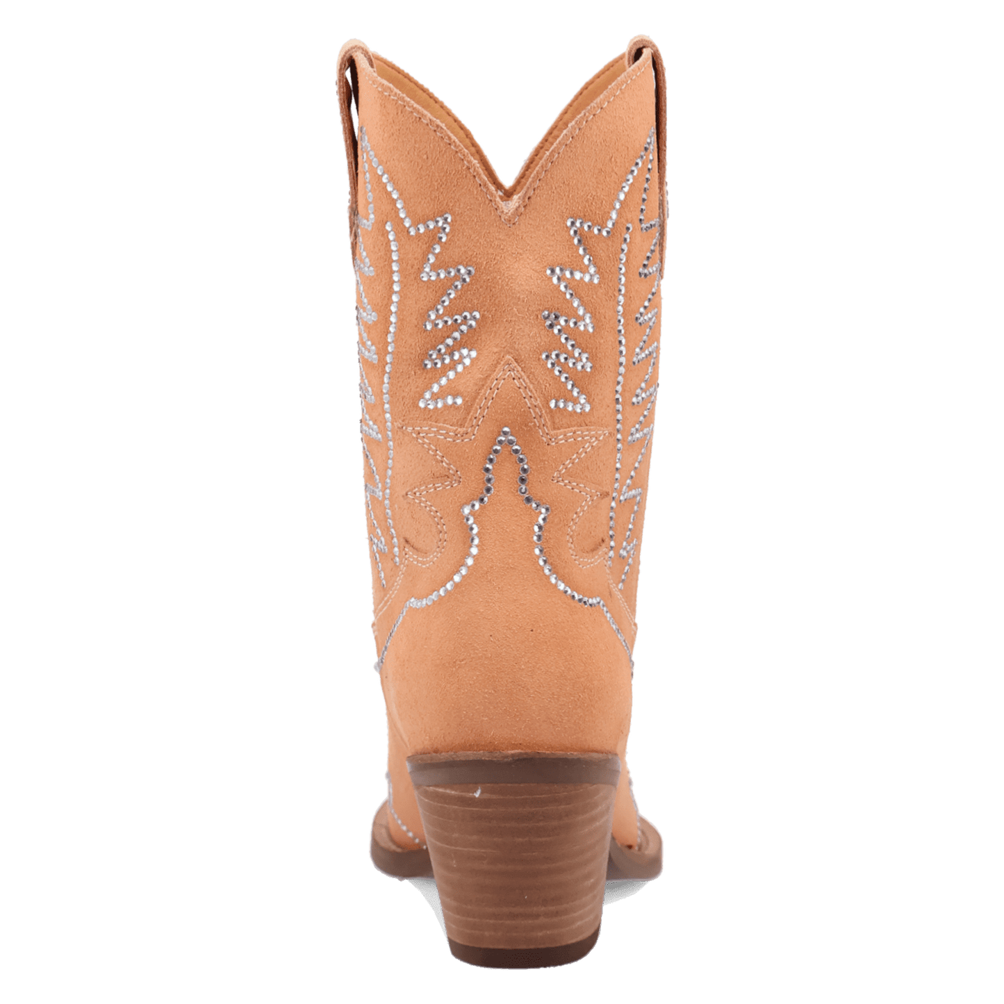 Women's Dingo Tiny Pony Suede Leather Bootie - Peach - DI2376-OR3