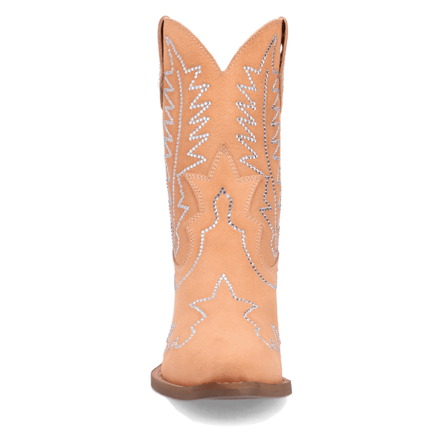 Women's Dingo Tiny Pony Suede Leather Bootie - Peach - DI2376-OR3
