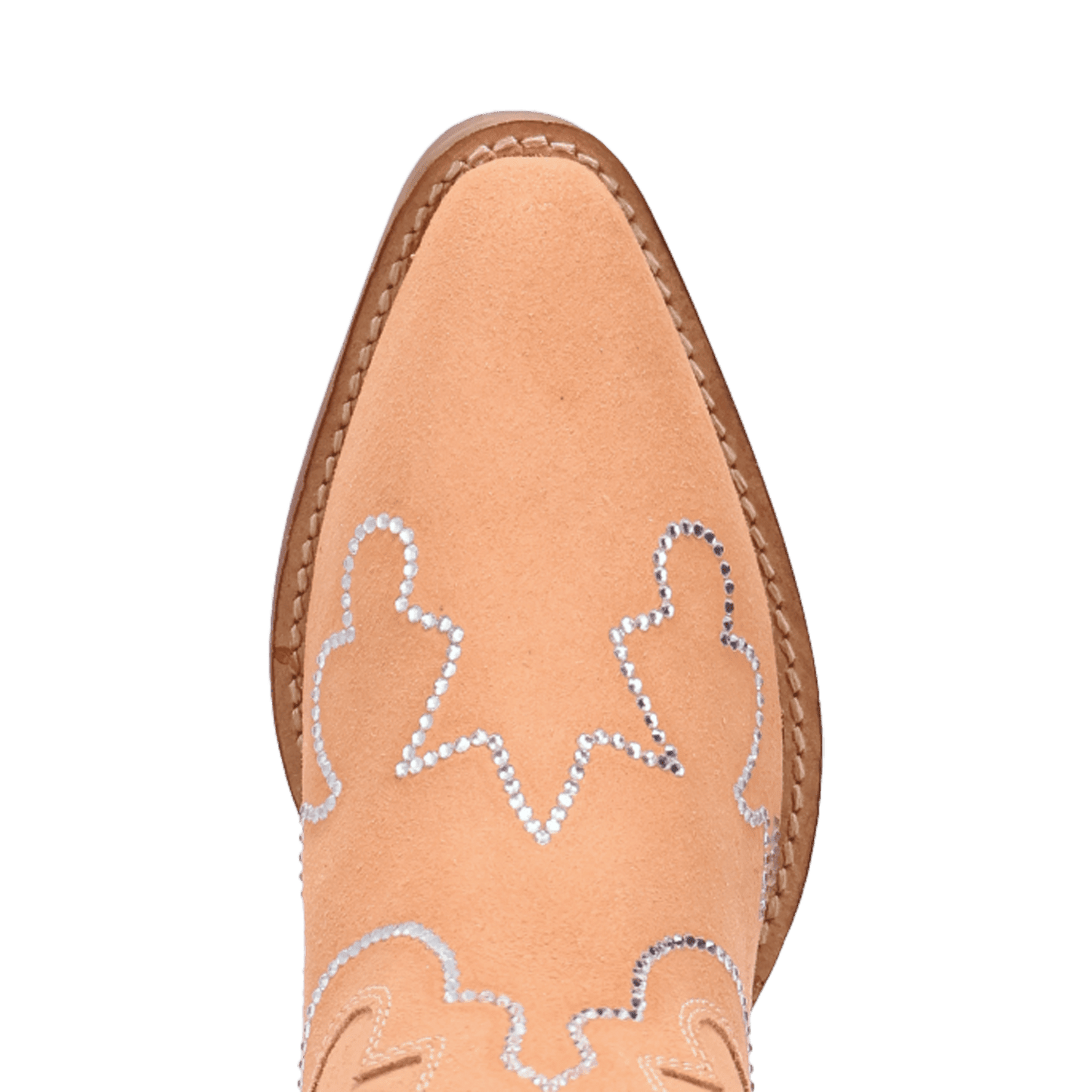 Women's Dingo Tiny Pony Suede Leather Bootie - Peach - DI2376-OR3