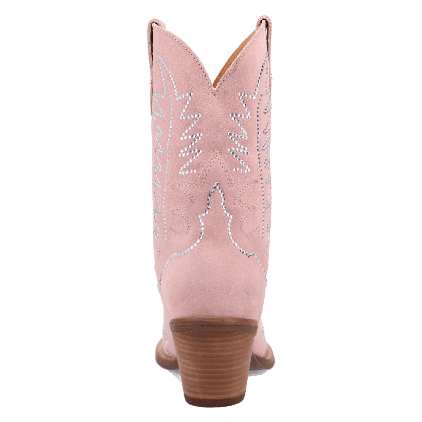 Women's Dingo Tiny Pony Suede Leather Bootie - Pink - DI2376-PK