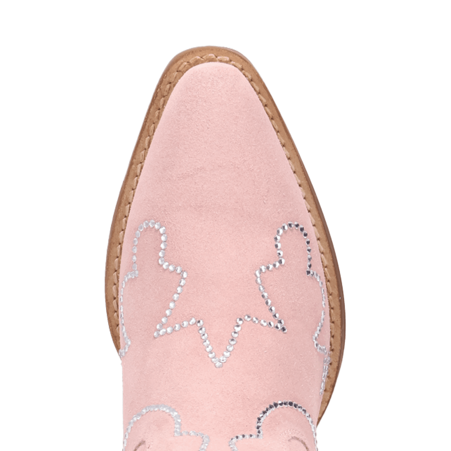 Women's Dingo Tiny Pony Suede Leather Bootie - Pink - DI2376-PK