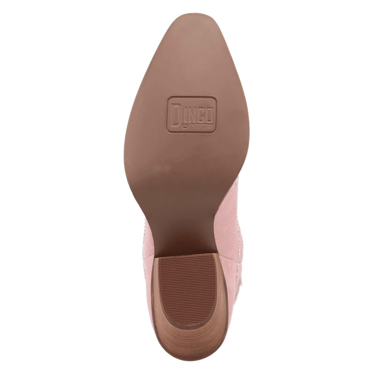 Women's Dingo Tiny Pony Suede Leather Bootie - Pink - DI2376-PK