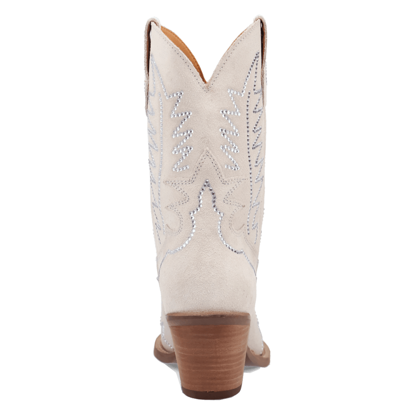 Women's Dingo Tiny Pony Suede Leather Bootie - White - DI2376-WH