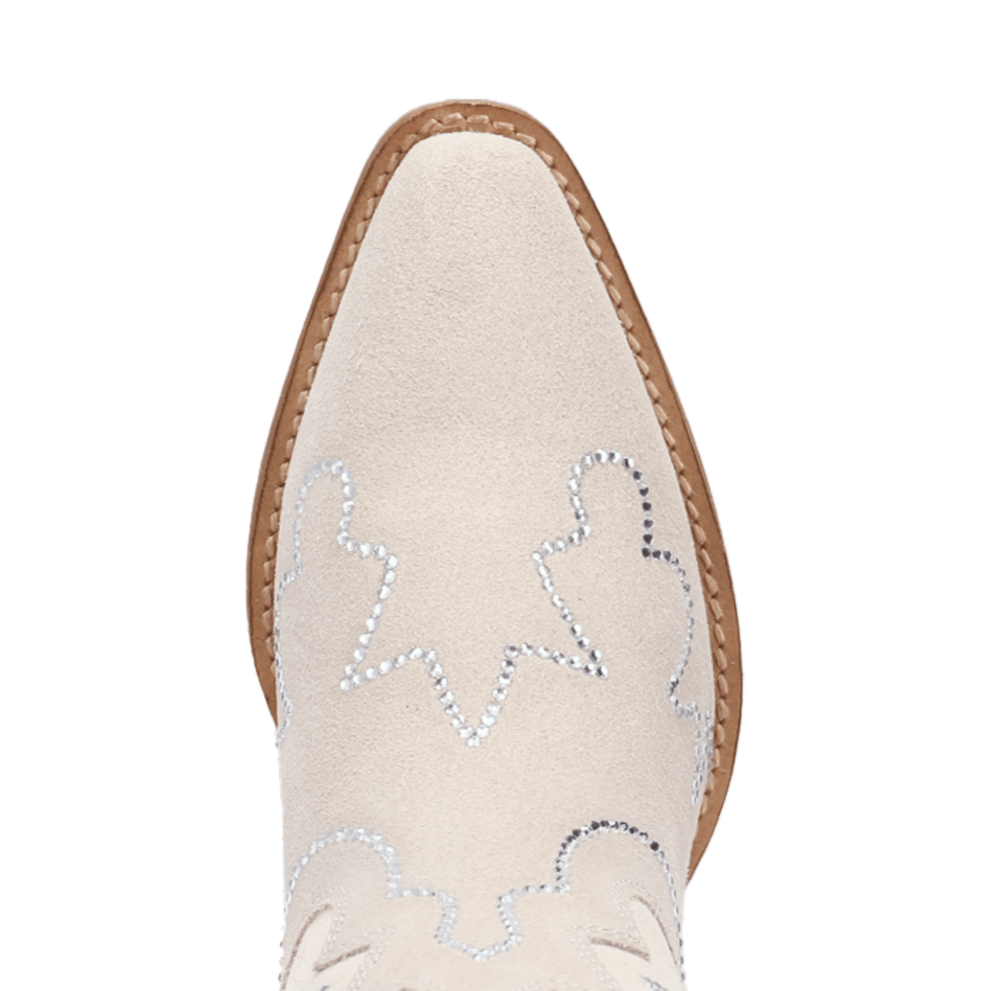 Women's Dingo Tiny Pony Suede Leather Bootie - White - DI2376-WH