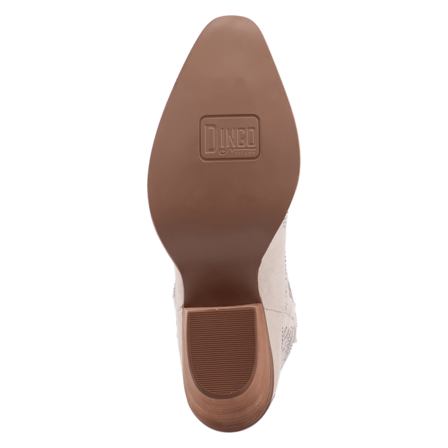 Women's Dingo Tiny Pony Suede Leather Bootie - White - DI2376-WH