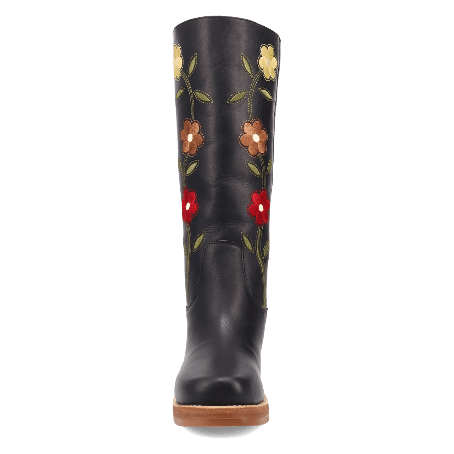Women's Dingo Bloom Leather Boot - Black - DI2378-BK