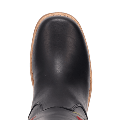 Women's Dingo Bloom Leather Boot - Black - DI2378-BK