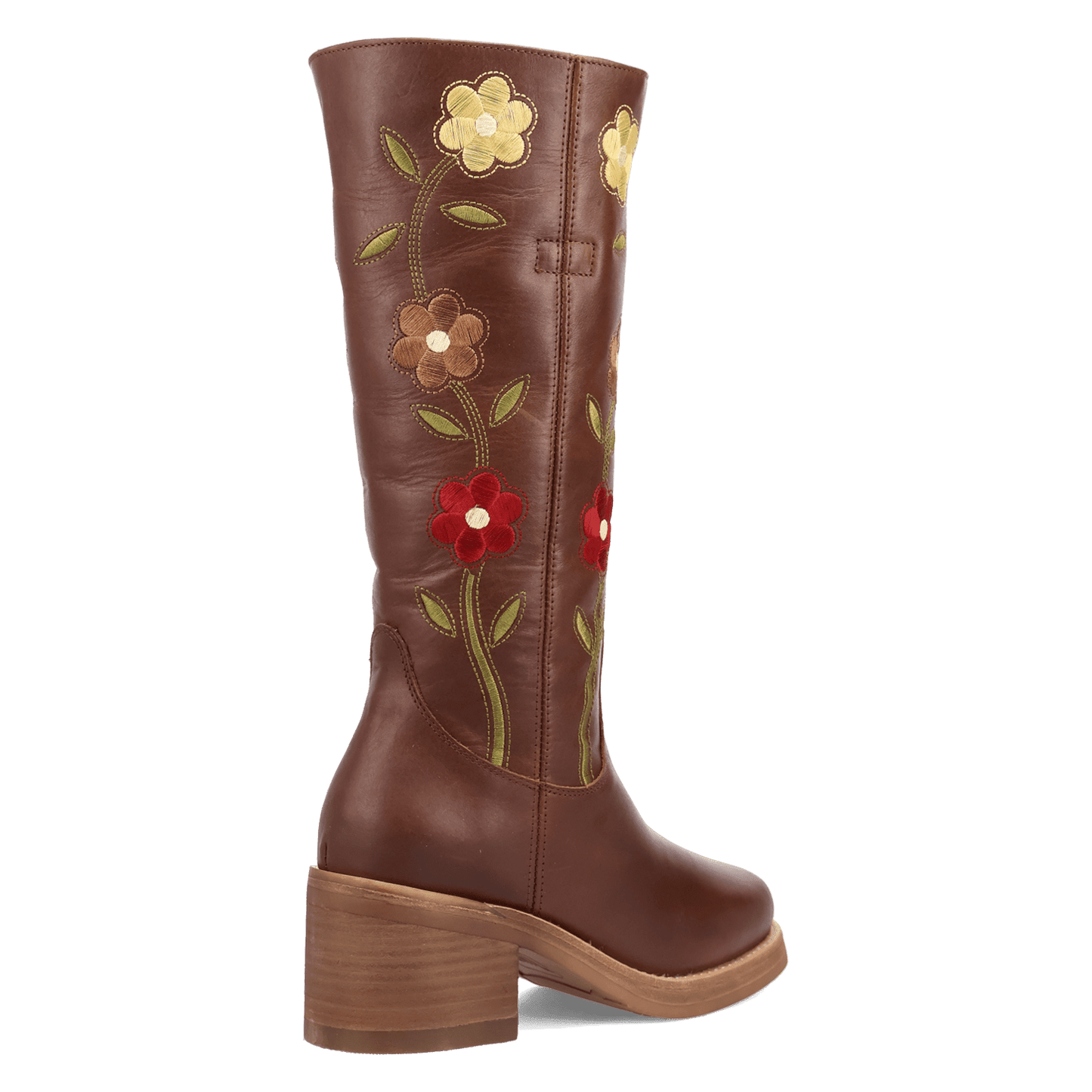 Women's Dingo Bloom Leather Boot - Brown - DI2378-BN