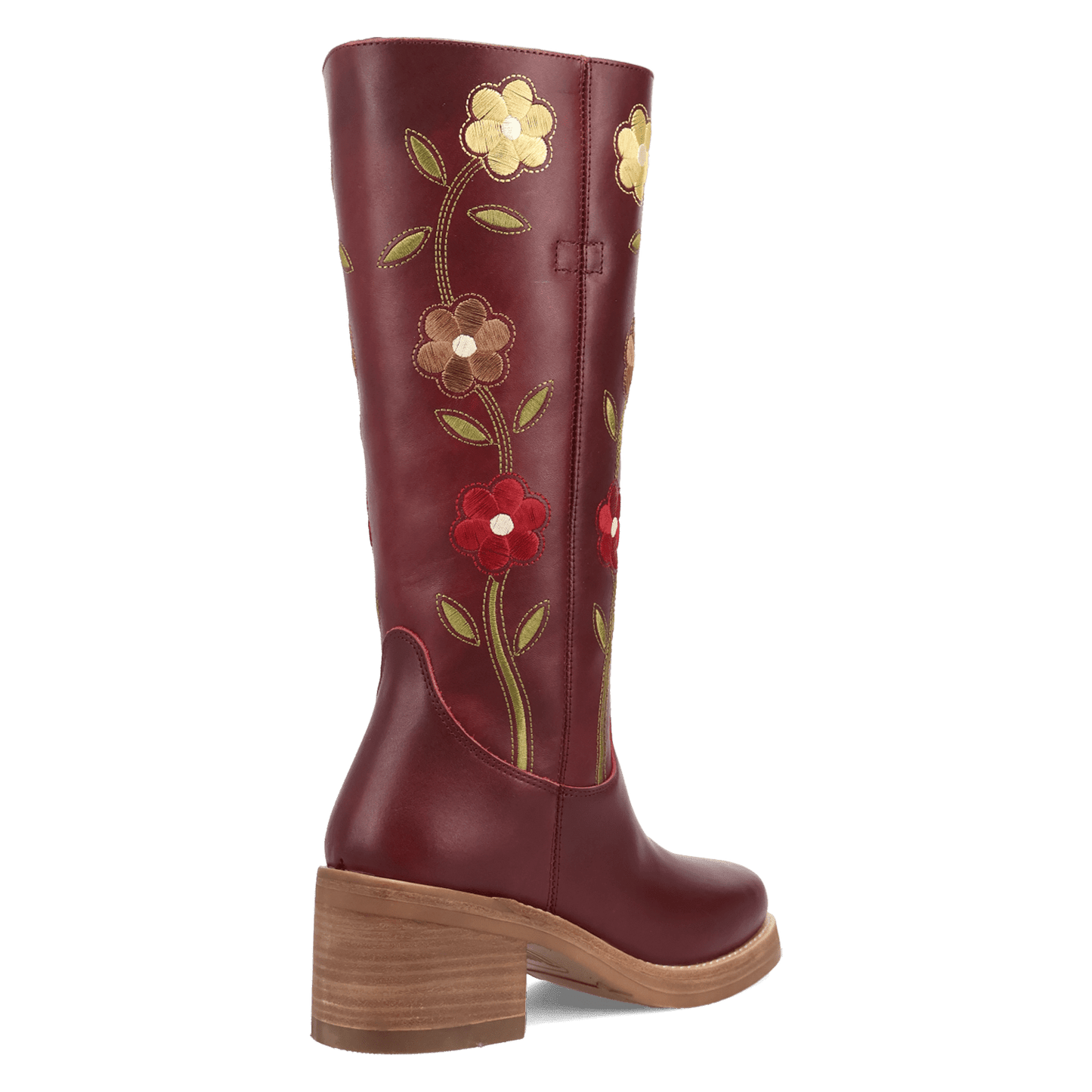 Women's Dingo Bloom Leather Boot - Merlot - DI2378-RD16