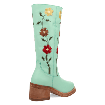 Women's Dingo Bloom Leather Boot - Mint - DI2378-GN6