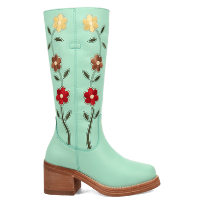 Women's Dingo Bloom Leather Boot - Mint - DI2378-GN6