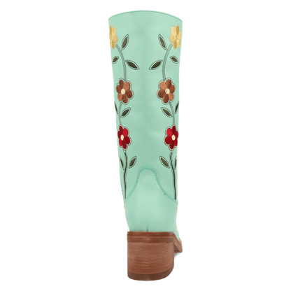Women's Dingo Bloom Leather Boot - Mint - DI2378-GN6