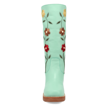 Women's Dingo Bloom Leather Boot - Mint - DI2378-GN6