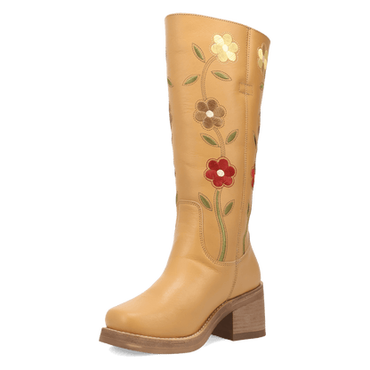 Women's Dingo Bloom Leather Boot - Plantain - DI2378-YE14
