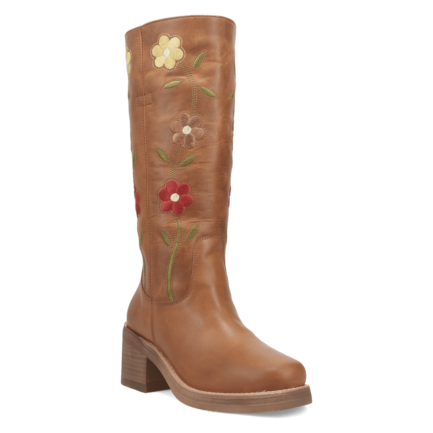 Women's Dingo Bloom Leather Boot - Brown - DI2378-BN97
