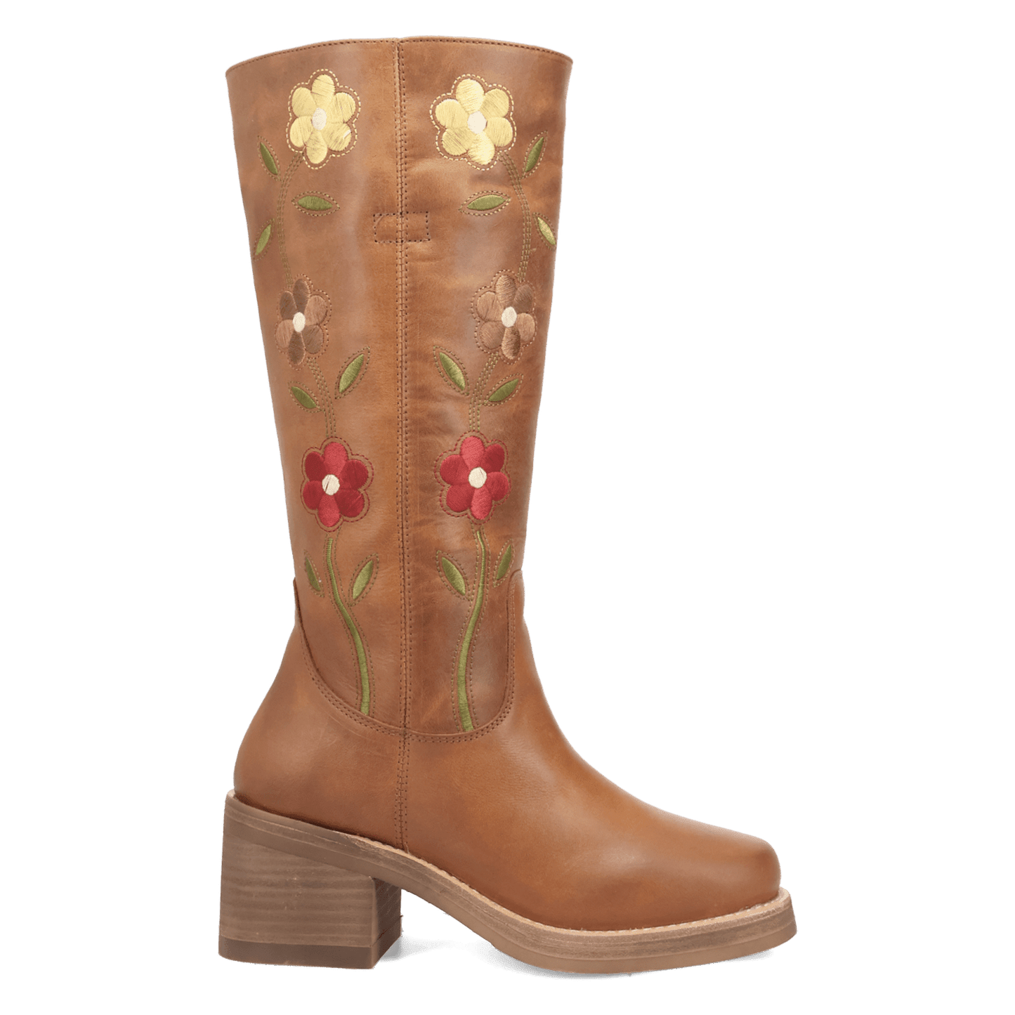 Women's Dingo Bloom Leather Boot - Brown - DI2378-BN97