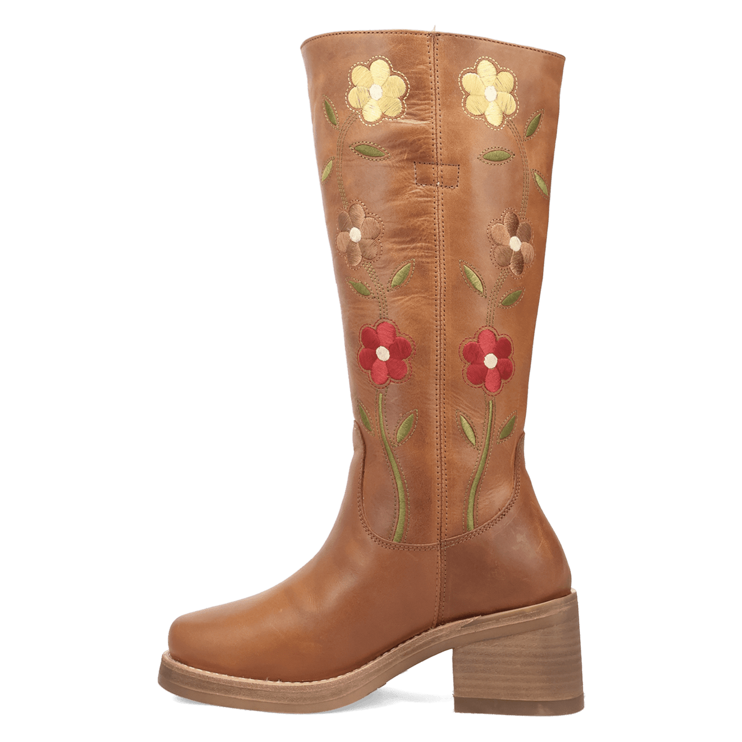 Women's Dingo Bloom Leather Boot - Brown - DI2378-BN97