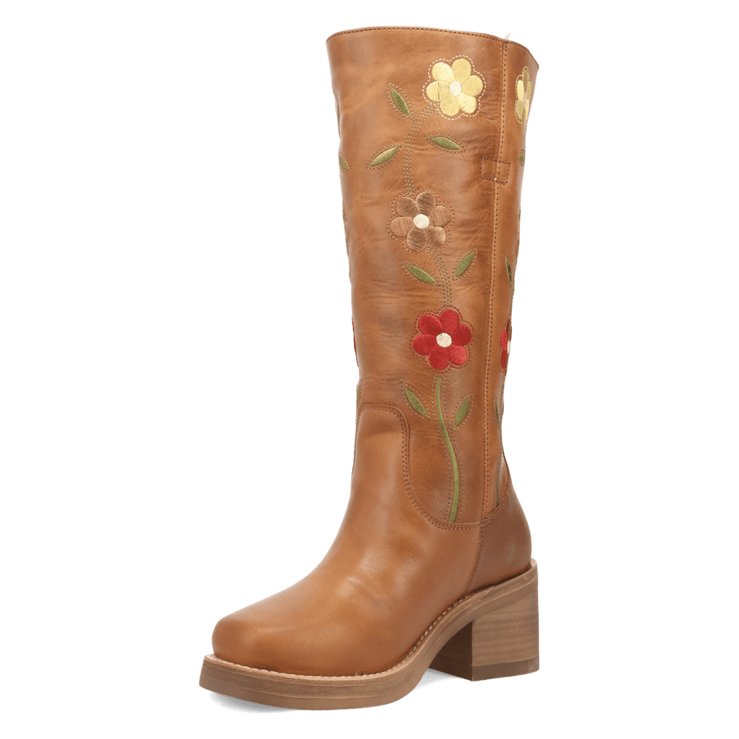 Women's Dingo Bloom Leather Boot - Brown - DI2378-BN97
