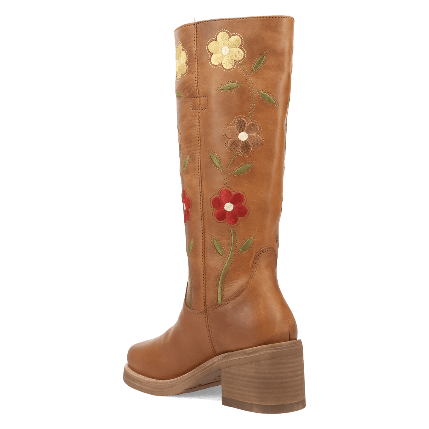 Women's Dingo Bloom Leather Boot - Brown - DI2378-BN97