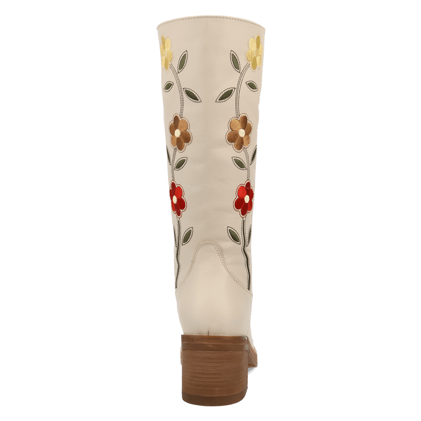 Women's Dingo Bloom Leather Boot - White - DI2378-WH