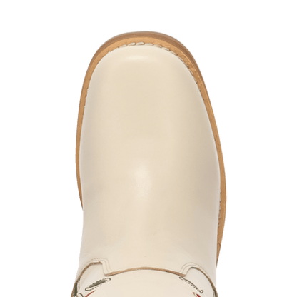 Women's Dingo Bloom Leather Boot - White - DI2378-WH