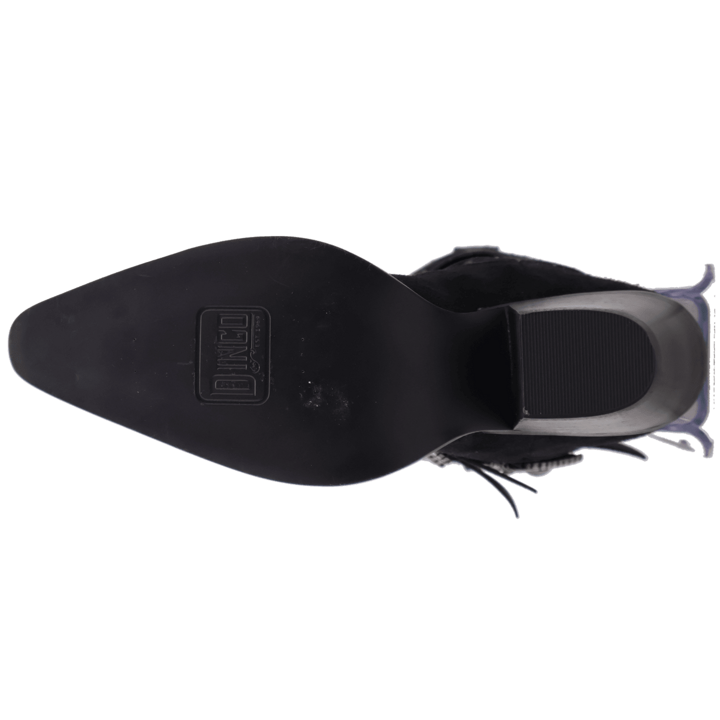Women's Dingo Buck Wild Suede Leather Boot - Black - DI2380-BK