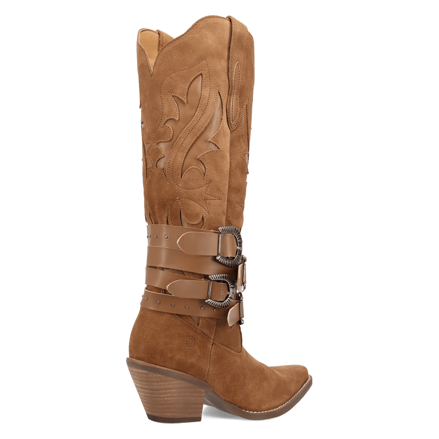 Women's Dingo Buck Wild Suede Leather Boot - Brown - DI2380-BN