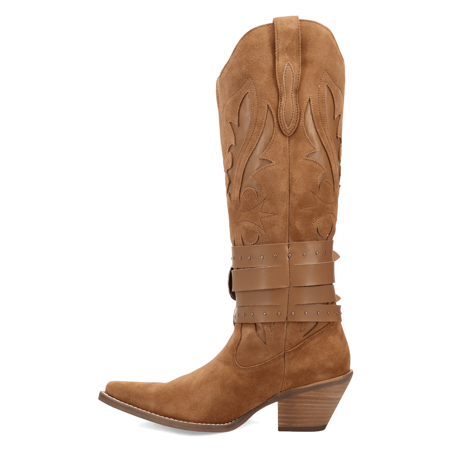 Women's Dingo Buck Wild Suede Leather Boot - Brown - DI2380-BN