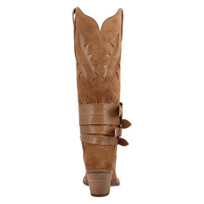Women's Dingo Buck Wild Suede Leather Boot - Brown - DI2380-BN