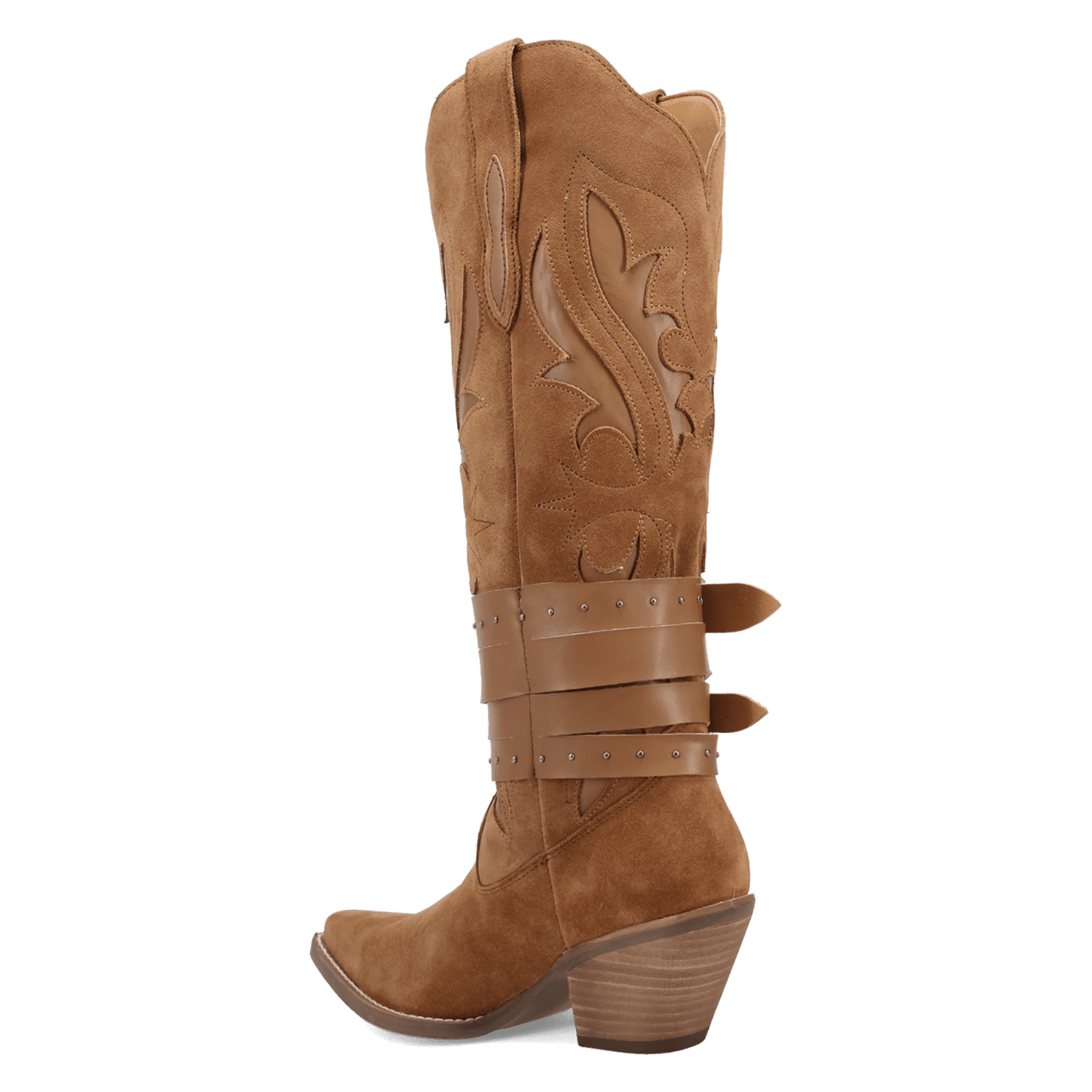 Women's Dingo Buck Wild Suede Leather Boot - Brown - DI2380-BN