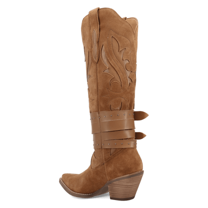 Women's Dingo Buck Wild Suede Leather Boot - Brown - DI2380-BN