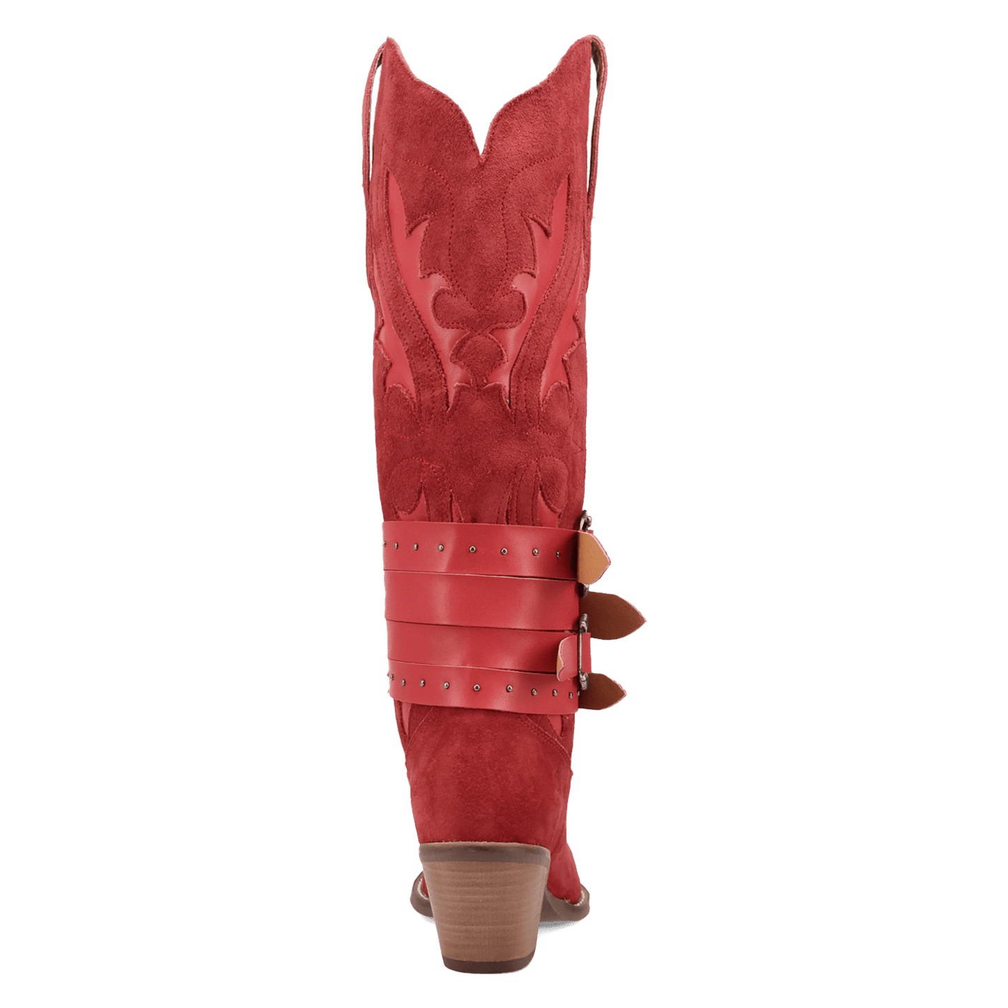 Women's Dingo Buck Wild Suede Leather Boot - Red - DI2380-RD