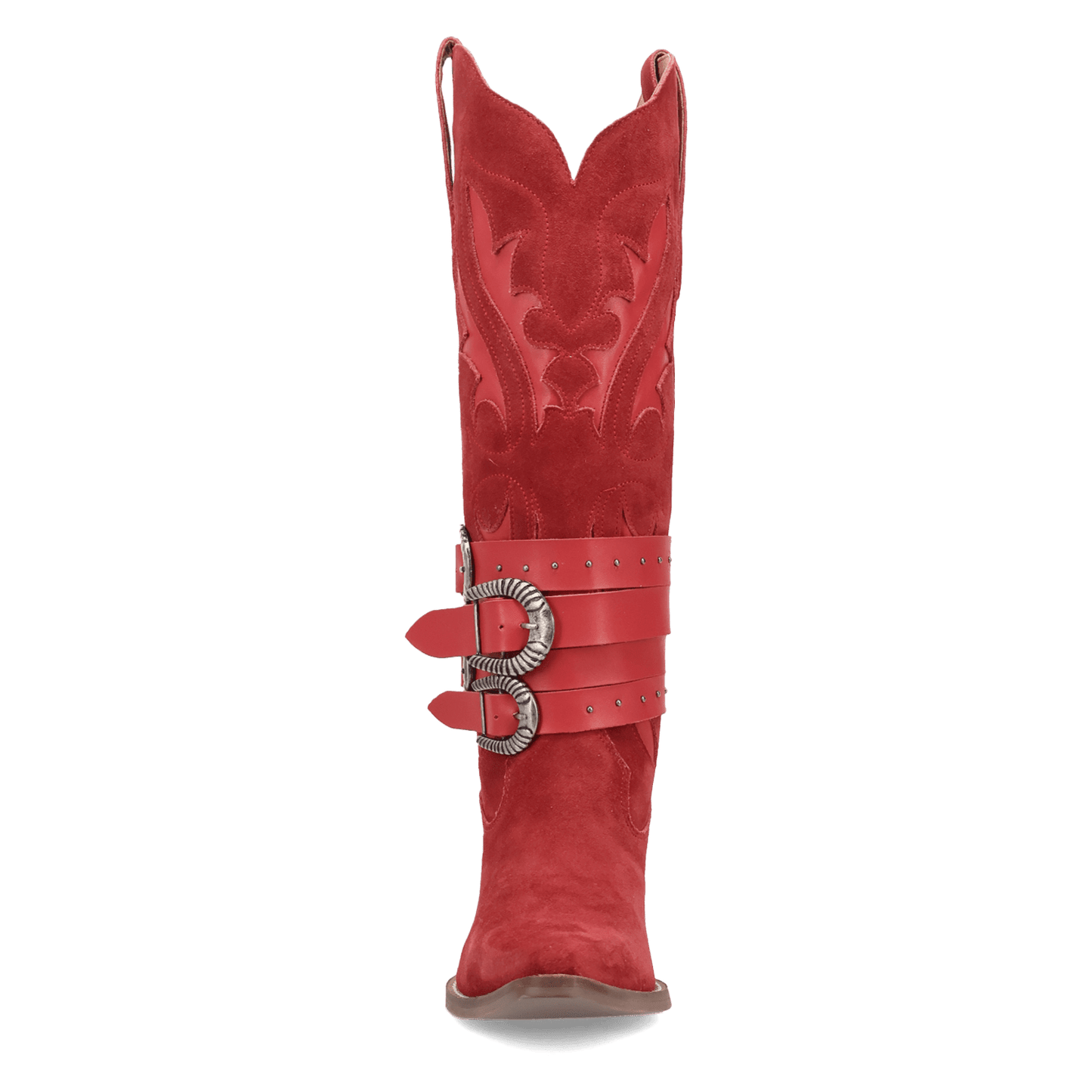 Women's Dingo Buck Wild Suede Leather Boot - Red - DI2380-RD