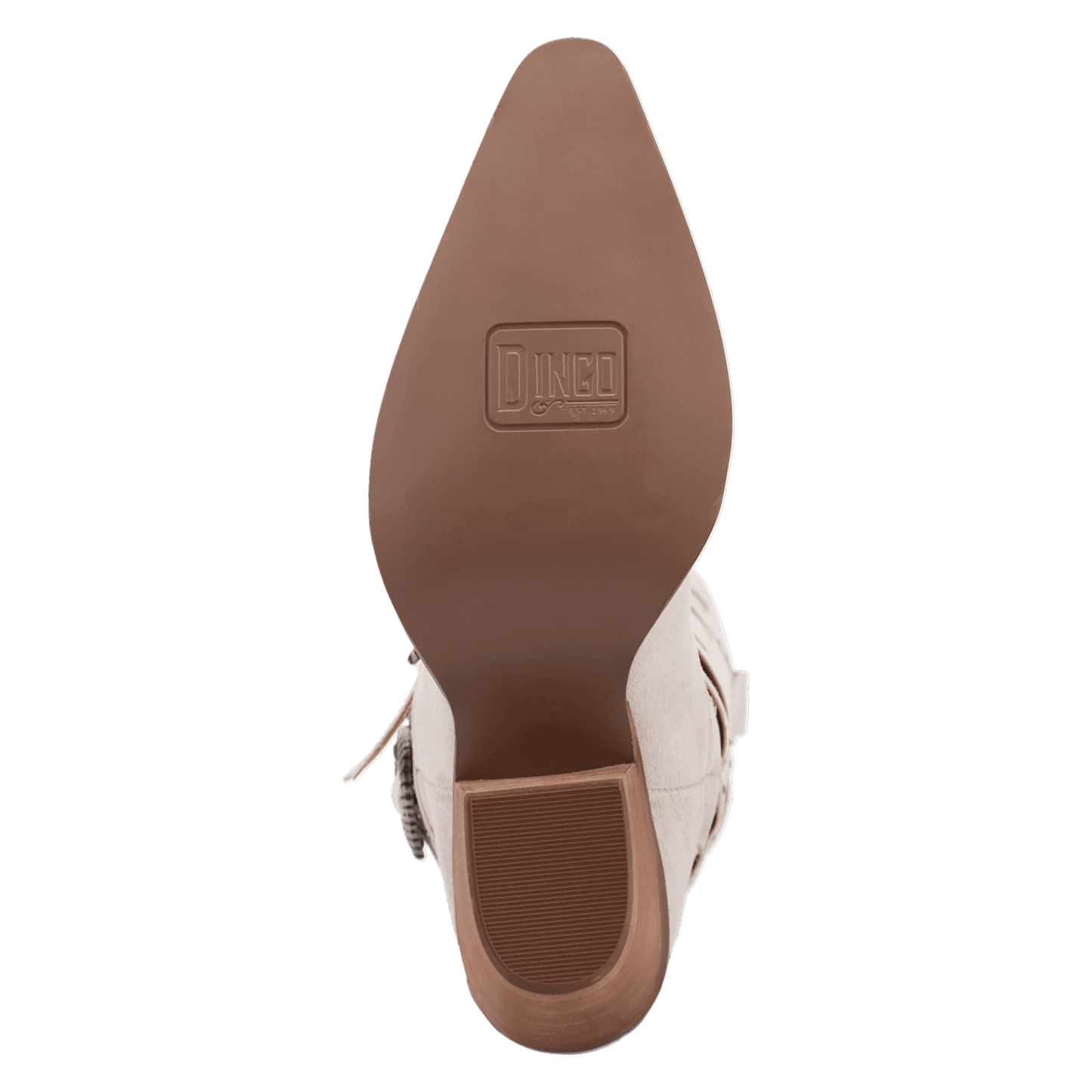 Women's Dingo Buck Wild Suede Leather Boot - White - DI2380-WH