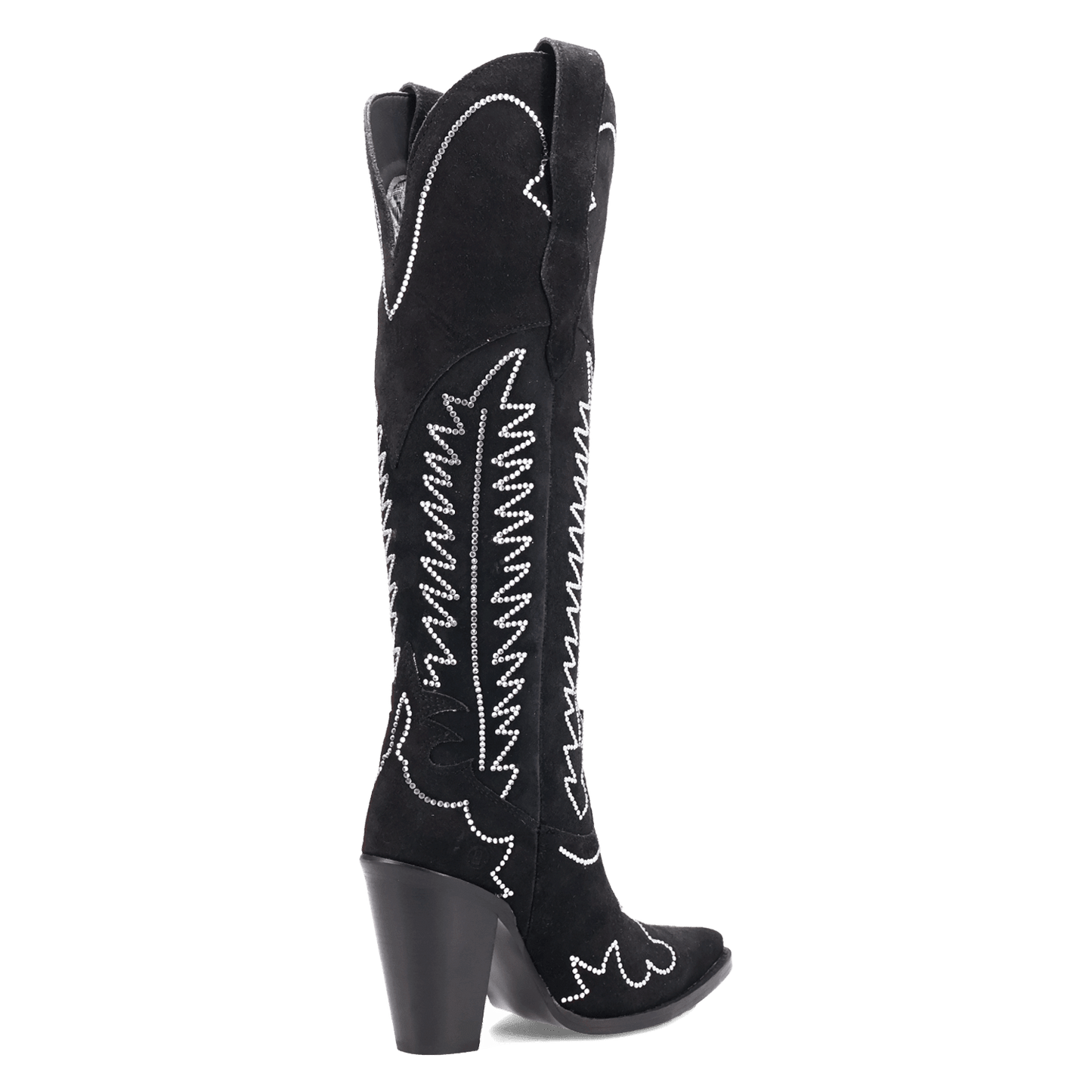Women's Dingo Double Take Suede Leather Boot - Black - DI2382-BK