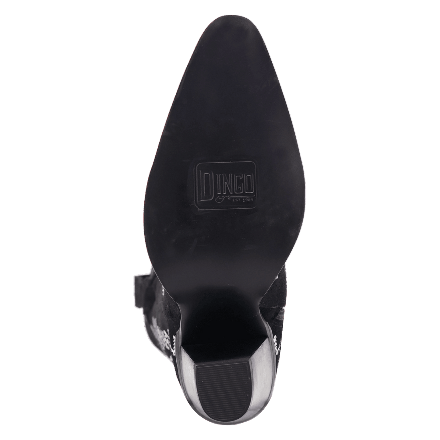 Women's Dingo Double Take Suede Leather Boot - Black - DI2382-BK