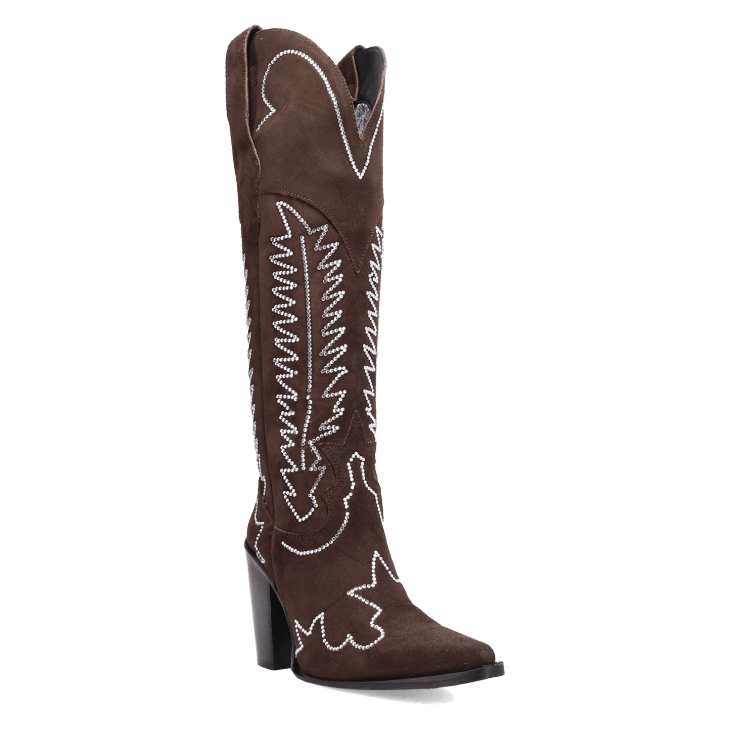 Women's Dingo Double Take Suede Leather Boot - Brown - DI2382-BN