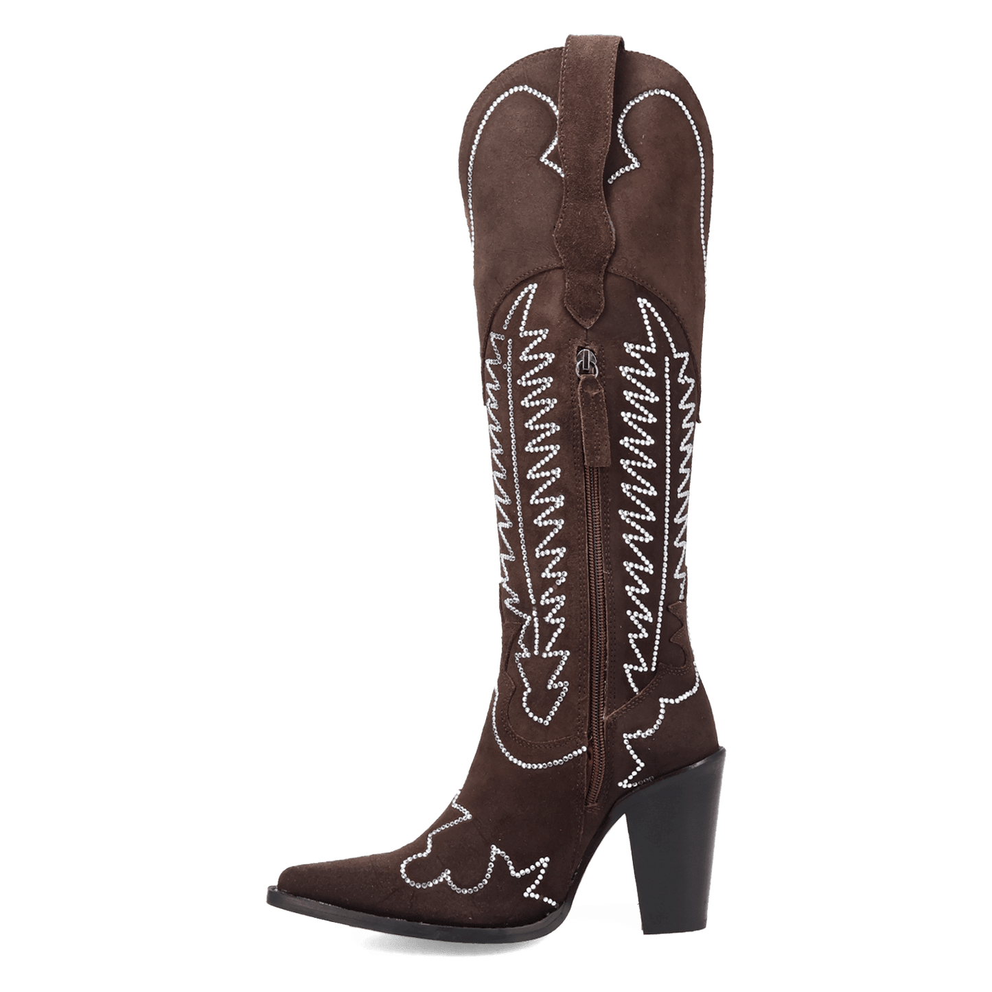 Women's Dingo Double Take Suede Leather Boot - Brown - DI2382-BN