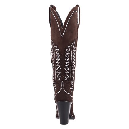 Women's Dingo Double Take Suede Leather Boot - Brown - DI2382-BN