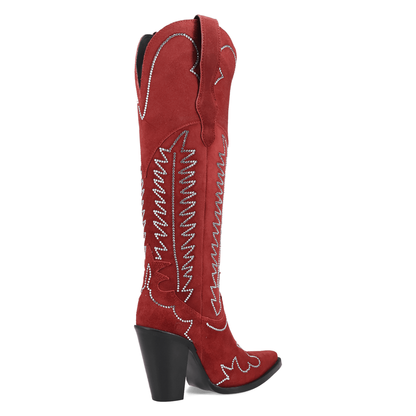 Women's Dingo Double Take Suede Leather Boot - Red - DI2382-RD