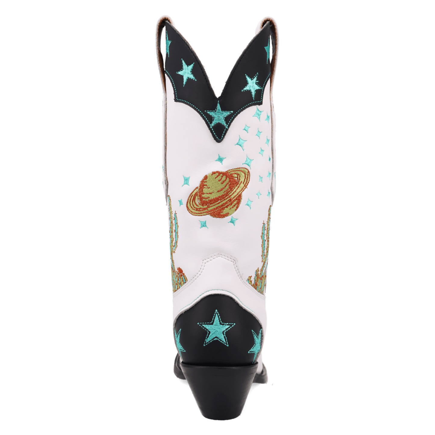 Women's Dingo Space Cowgirl Leather Boot - White - DI2396-WH