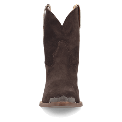 Women's Dingo Texas Charm Suede Leather Bootie - Brown - DI2399-BN