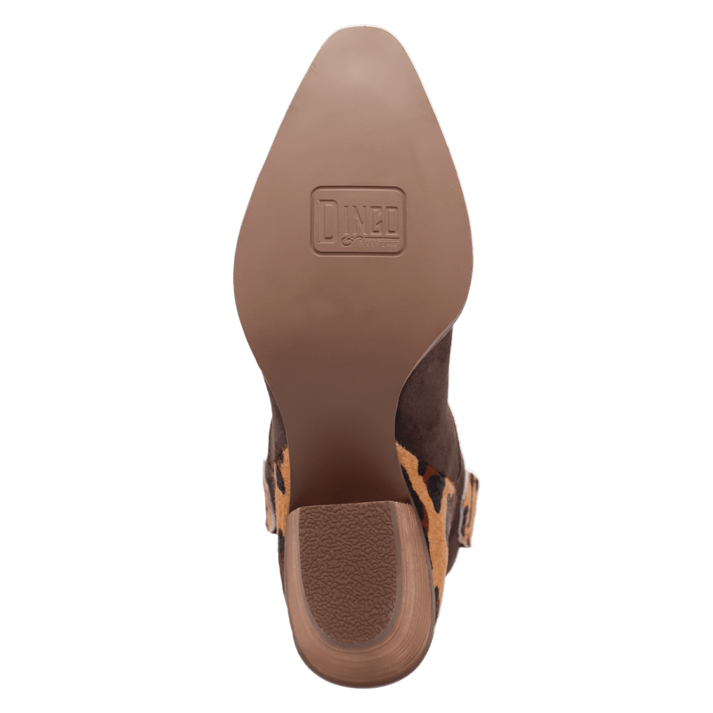 Women's Dingo Texas Charm Suede Leather Bootie - Brown - DI2399-BN