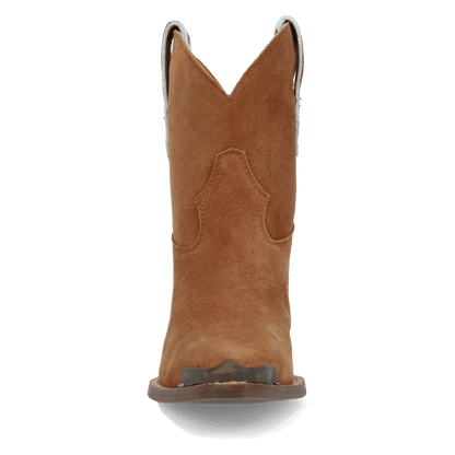 Women's Dingo Texas Charm Suede Leather Bootie - Camel - DI2399-BG4