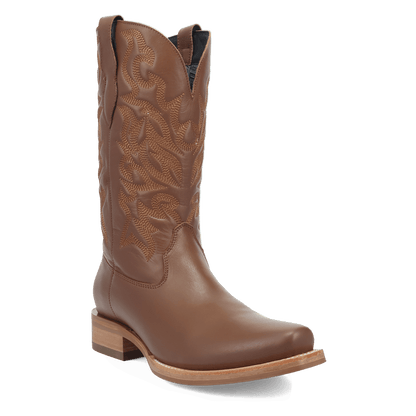 Men's Dingo Young Blood Leather Boot - Brown - DI2408-BN