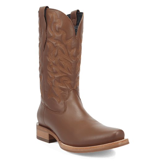 Men's Dingo Young Blood Leather Boot - Brown - DI2408-BN