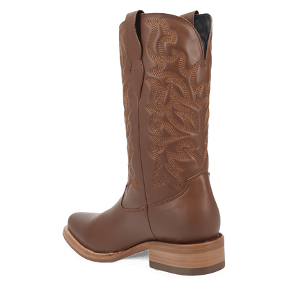 Men's Dingo Young Blood Leather Boot - Brown - DI2408-BN