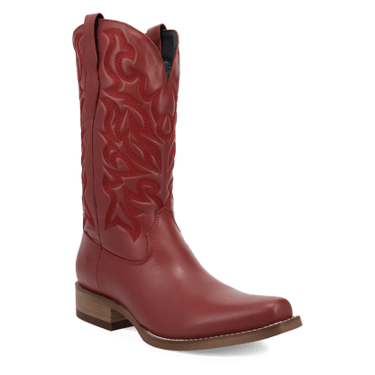 Men's Dingo Young Blood Leather Boot - Red - DI2408-RD